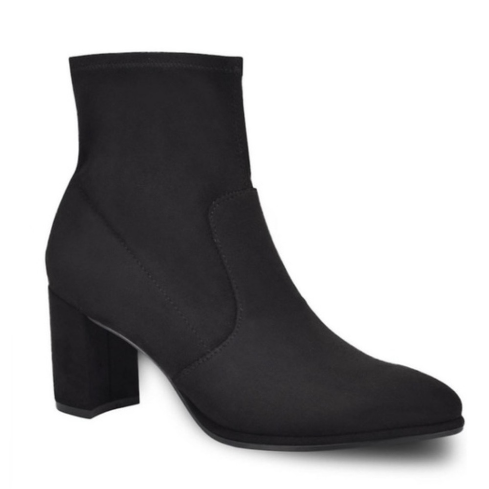 Nine West Luella Women Black High Heel Ankle Boots